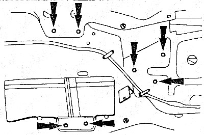 Электрический стеклоподъемник: высверлить четыре заклепки и выкрутить три болта. Снять штекер…