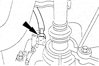 Открутить трос привода спидометра от коробки передач.