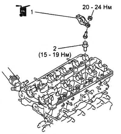 1 - коромысло,