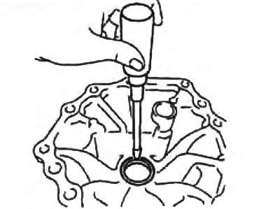 1. Сальник удлинителя картера.
