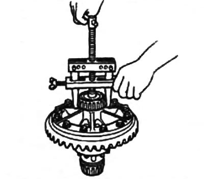 Примечание: пометьте правый и левый подшипники.