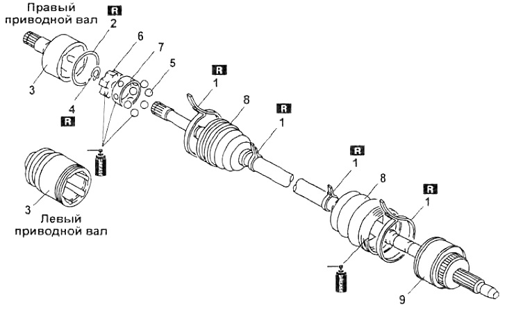 Приводной вал.