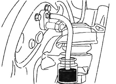 Задние барабанные тормоза.
