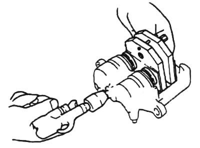 Внимание: для предотвращения неожиданного выскакивания поршня из цилиндра сжатый воздух в цилиндр…