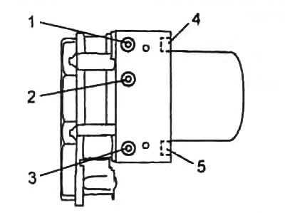 1 - front left wheel contour tube,
