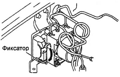 3. Connect the connector to the pressure modulator and lower the lock. Make sure the connector is…