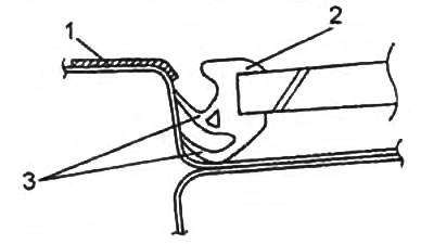 1 - защитная лента,