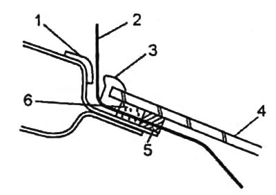 1 - защитная лента,