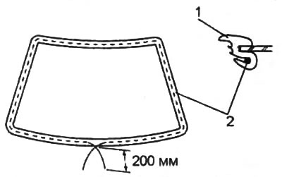 1 - уплотнитель,