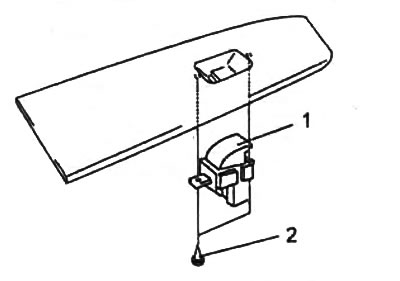 1 - переключатель управления стеклоподъемником,