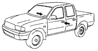 Для отключения противоугонной системы и перехода в режим «Initial», откройте переднюю дверь при…