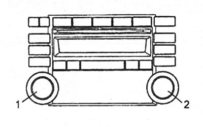 1 - клавиша «AUDIO CONT»,
