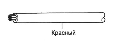 Цвета проводов указаны заглавными латинскими буквами. Первая буква обозначает основной цвет…