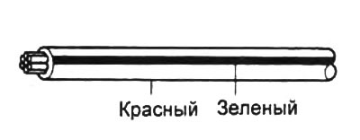 Цвета проводов указаны заглавными латинскими буквами. Первая буква обозначает основной цвет…