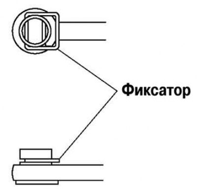 Fig. 3.87. Installing the gearbox control cable retainer
