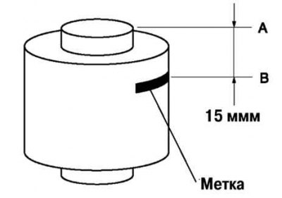 Рис. 4.35. Маркування нової втулки