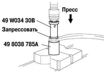 4.36. Запресування нової втулки