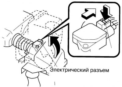 Kreslenie. 1,193. Odpojenie elektrického konektora