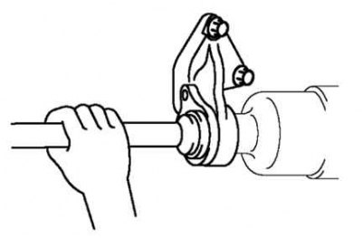 Fig. 3.125. Checking the connecting shaft
